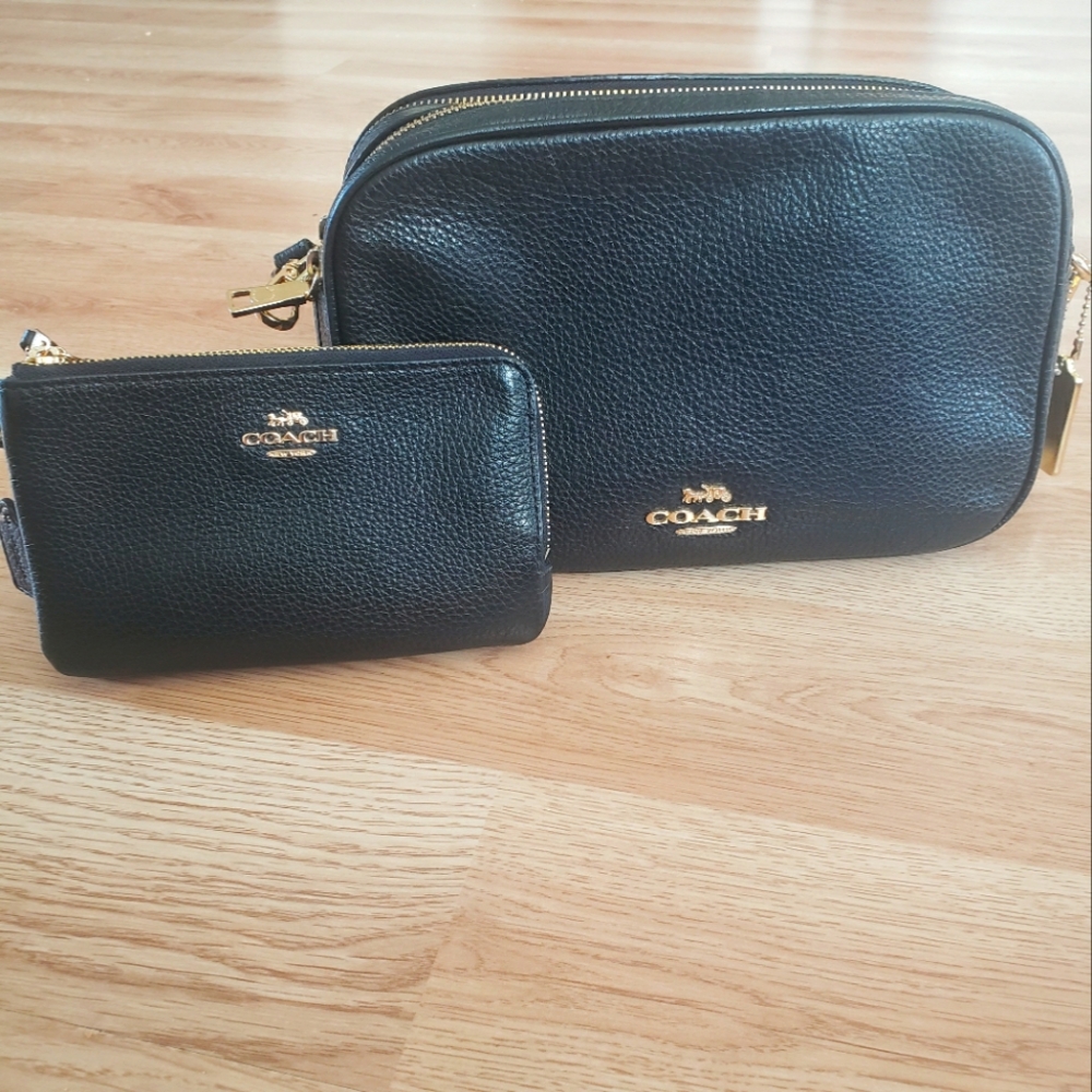 Coach Purse and Wallet Set